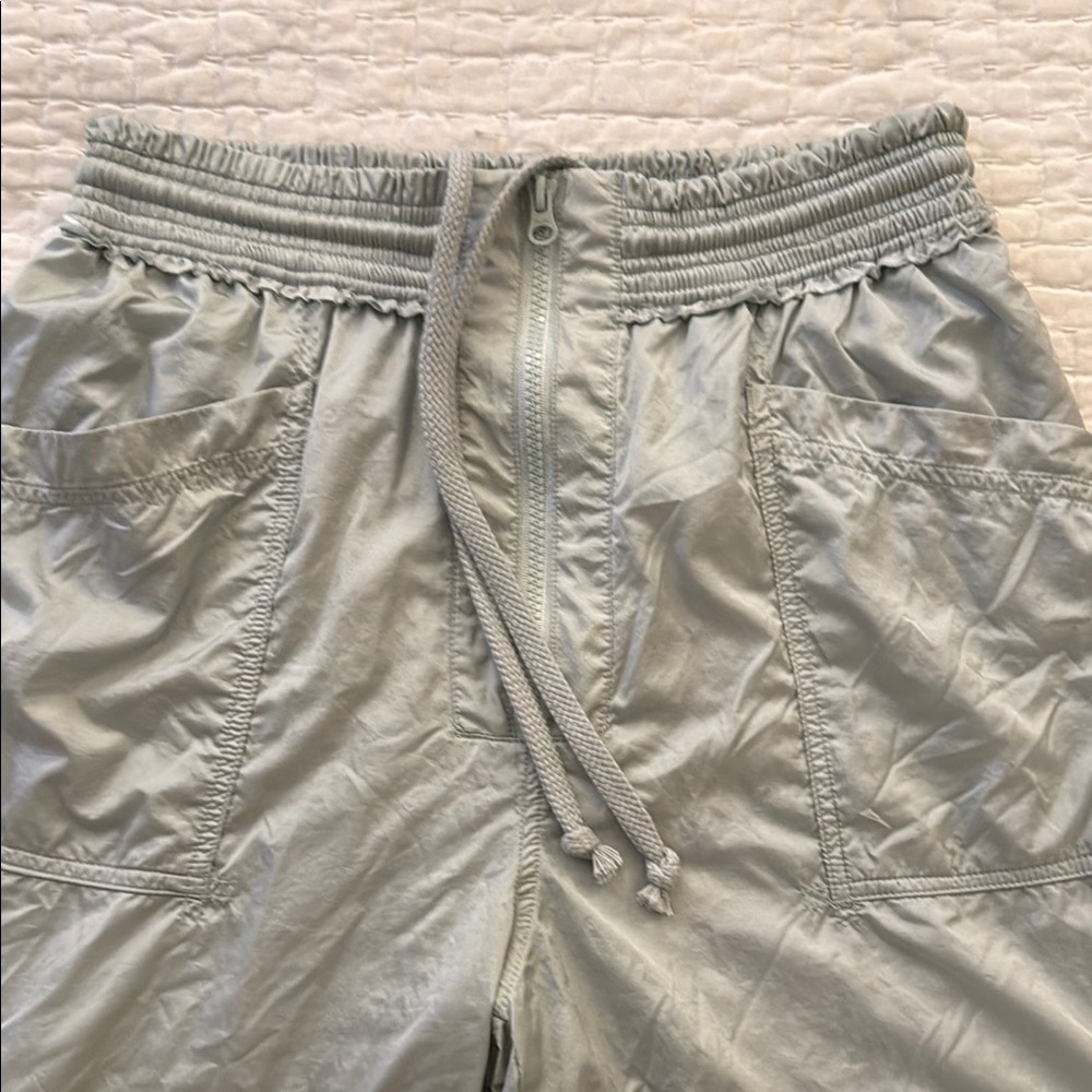 Free People Light Green Track Pants